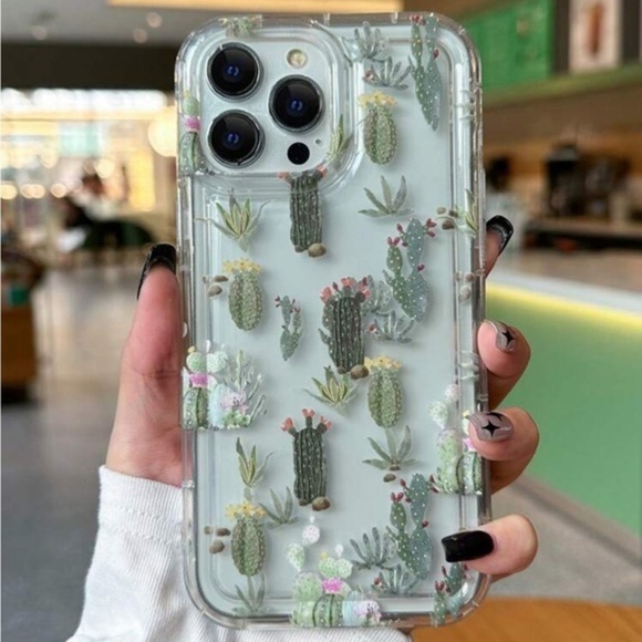 ⚠️Clearance🌵iPhone 14/Pro/Pro Max Cactus Phone Case - Picture 2 of 3